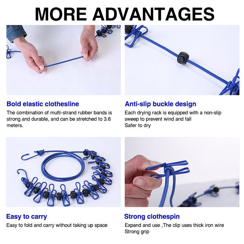 Kompakt és sokoldalú utazó ruhaszárító