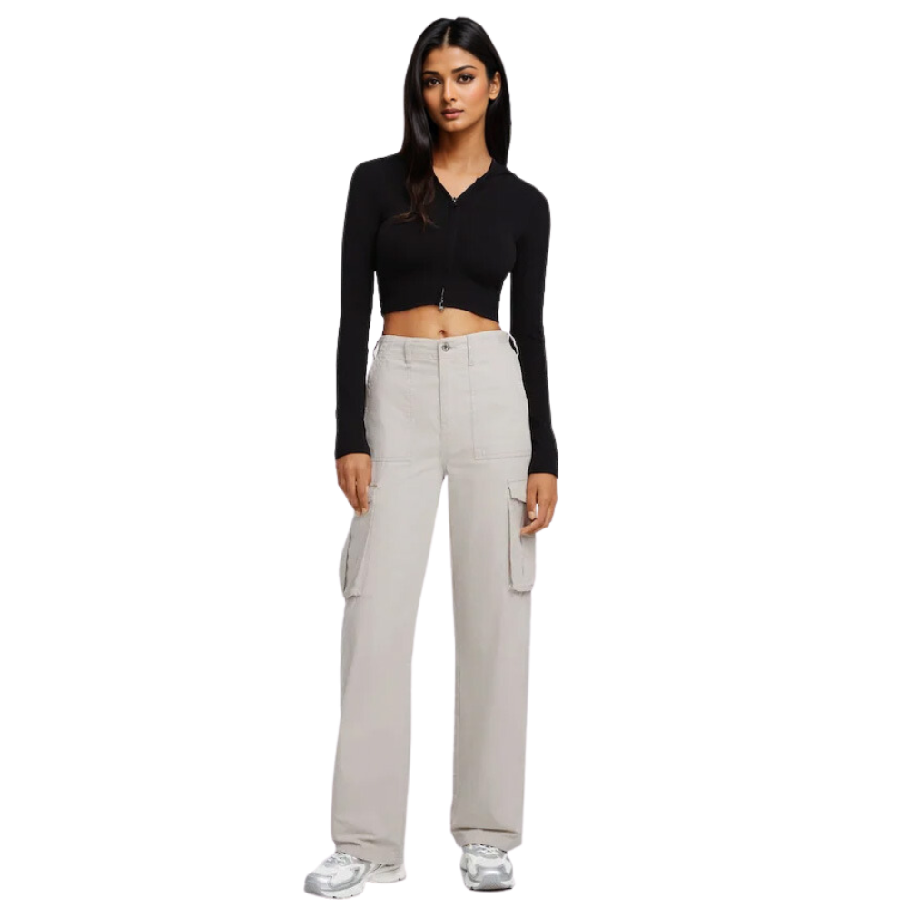 Pantalón cargo ajustable