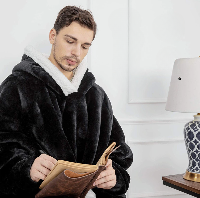 Giant plaid ultra comfortabele pull voor totale ontspanning