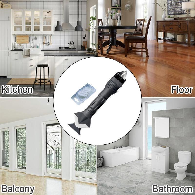 3-in-1 silicone afdichtmiddel – Precisie en veelzijdigheid voor uw voegen