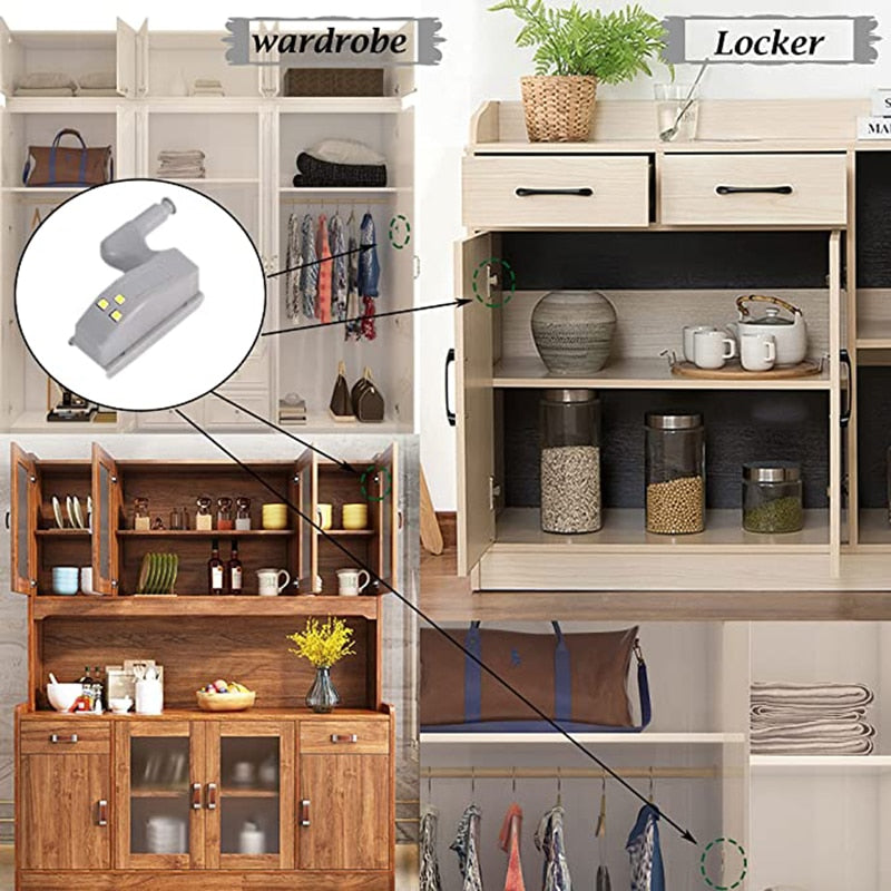 Oplys dine skabe automatisk med lethed