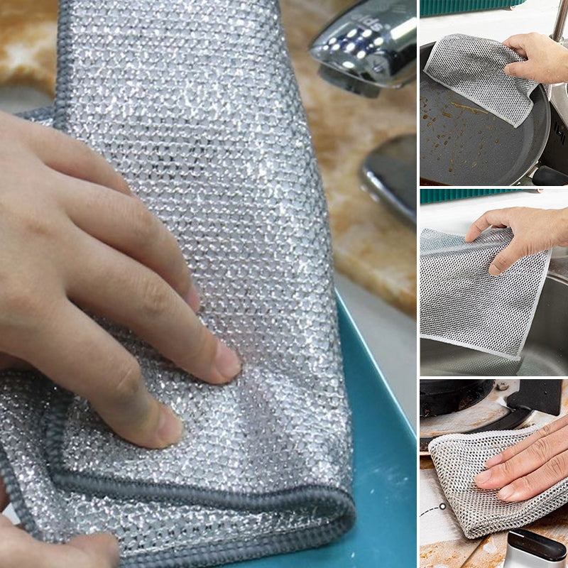 Karcolásgátló chiffon a kíméletes és hatékony tisztításhoz (X3)